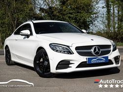 White Used 2021 Mercedes C220 AMG line Coupe | £21,899 (Fair price)
