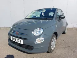 Grey Used 2019 Fiat 500 Pop Hatchback | £8,498 (Fair price)