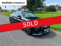 Black Used 2018 Mercedes C220 AMG line Coupe | £14,995 (Good price)
