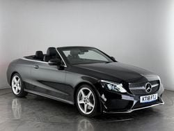 Black Used 2018 Mercedes C250 AMG line Cabriolet | £16,000 (Good price)