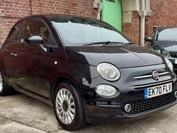 Black Used 2020 Fiat 500 Lounge Hatchback | £6,842 (Fair price)