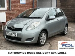 Silver Used 2009 Toyota Yaris Hatchback | £2,995 (Fair price)