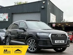 Black Used 2018 Audi Q7 S-Line SUV | £22,490 (Fair price)