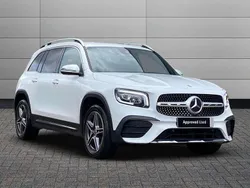 Polar white Used 2022 Mercedes GLB200 AMG line SUV | £26,350 (Fair price)