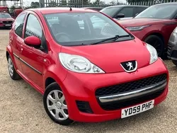 Red Used 2009 Peugeot 107 Hatchback | £1,499 (Fair price)