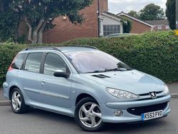 Silver Used 2004 Peugeot 206 Estate | £1,750 (Fair price)
