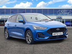 Blue Used 2022 Ford Focus ST-Line Hatchback | £15,495 (Fair price)