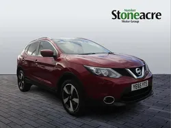Red Used 2015 Nissan Qashqai N-TEC SUV | £7,849 (Fair price)