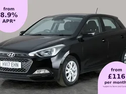 Black Used 2017 Hyundai i20 SE Hatchback | £7,909 (Fair price)