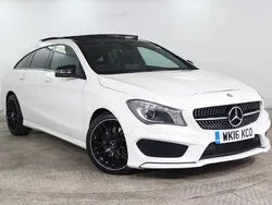 White Used 2016 Mercedes CLA220 Shooting Brake AMG Estate | £10,795 (Fair price)