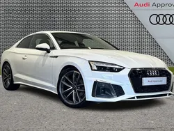 White Used 2021 Audi A5 S-Line Coupe | £21,995 (Good price)