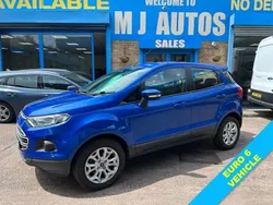 Blue Used 2015 Ford Ecosport Zetec SUV | £5,495 (Fair price)