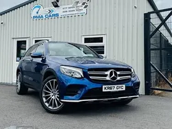 Blue Used 2017 Mercedes GLC350 AMG line Estate | £21,995 (Fair price)