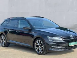 Black Used 2023 Skoda Superb SportlinePlus Estate | £25,950 (Fair price)