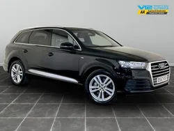 Black Used 2017 Audi Q7 S-Line SUV | £21,995 (Good price)