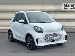White Used 2020 Smart ForTwo Electric Drive Prime Exclusive Cabriolet | £12,130 (A bit pricey)