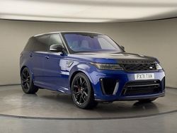 Estoril blue Used 2021 Land Rover Range Rover Sport SVR SUV | £47,500 (Fair price)