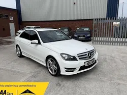 White Used 2013 Mercedes C250 AMG Sedan | £7,245 (Good price)