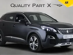Black Used 2019 Peugeot 3008 GT-line Hatchback | £10,999 (Fair price)
