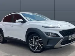 White Used 2022 Hyundai Kona Premium SUV | £15,232 (Fair price)
