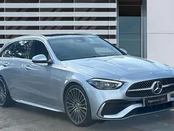 Silver Used 2024 Mercedes C220 AMG Line Premium Plus Estate | £38,375 (Expensive)