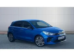 Blue Used 2022 Kia Rio 4 Hatchback | £12,273 (Fair price)