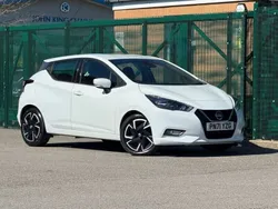 White Used 2021 Nissan Micra Acenta Hatchback | £13,590 (Fair price)
