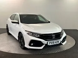 White Used 2019 Honda Civic SR Hatchback | £11,800 (Fair price)