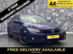 Blue Used 2020 Honda Civic SR Hatchback | £12,495 (Fair price)