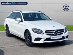 White Used 2019 Mercedes C200 SE Estate | £13,217 (Super price)