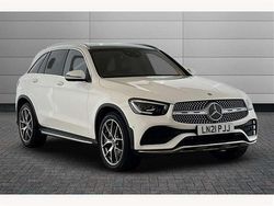 White Used 2021 Mercedes GLC300 AMG Line Premium SUV | £25,895 (Fair price)