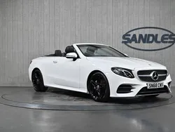 White Used 2018 Mercedes E220 AMG Line Premium Cabriolet | £21,499 (Fair price)