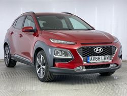 Red Used 2018 Hyundai Kona Premium SUV | £9,795 (Fair price)