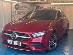 Red Used 2021 Mercedes A250 AMG line Hatchback | £18,490 (Good price)