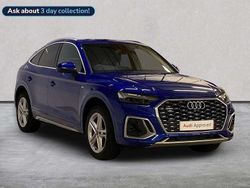 Blue Used 2022 Audi Q5 Sportback S-Line SUV | £29,154 (Fair price)