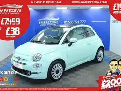 Green Used 2018 Fiat 500 Lounge Hatchback | £7,499 (Fair price)