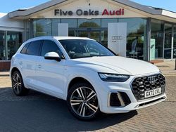 White Used 2022 Audi Q5 S-Line SUV | £34,190 (Fair price)