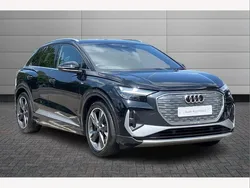Black Used 2023 Audi Q4 e-tron S-Line SUV | £26,995 (Fair price)