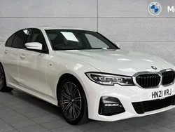 White Used 2021 BMW 330 M Sport | £23,253 (Good price)