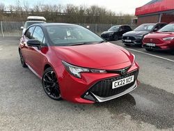 Red black Used 2022 Toyota Corolla Sport | £18,995 (Fair price)