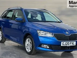 Blue Used 2020 Skoda Fabia SE Estate | £11,103 (Fair price)