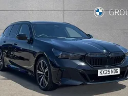 Black Used 2025 BMW 520 M Sport Estate | £50,993