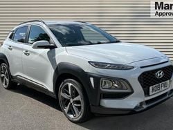 White Used 2019 Hyundai Kona Premium SUV | £10,795 (Fair price)