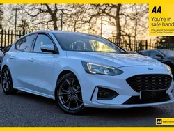 White Used 2019 Ford Focus ST-Line Hatchback | £8,488 (Fair price)