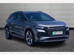 Grey Used 2024 Audi Q4 e-tron Black Edition SUV | £38,450 (Fair price)