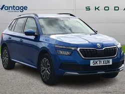 Race blue metallic Used 2021 Skoda Kamiq SE Drive SUV | £13,690 (Fair price)