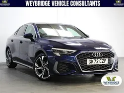 Navarra blue Used 2022 Audi A3 S-Line Sedan | £22,995 (Fair price)