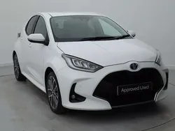 White Used 2023 Toyota Yaris Hybrid Hatchback | £19,290 (Fair price)