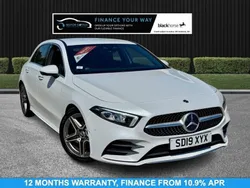 White Used 2019 Mercedes A200 AMG line Hatchback | £16,495 (Fair price)