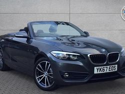 Grey Used 2017 BMW 220 Sport Line Cabriolet | £15,495 (Fair price)